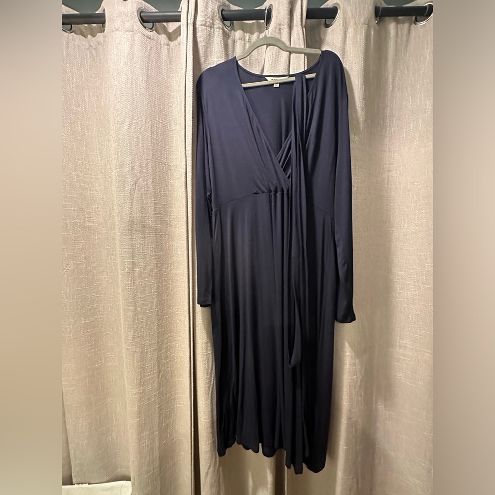 Biden NWOT navy blue wrap dress size 20-22R